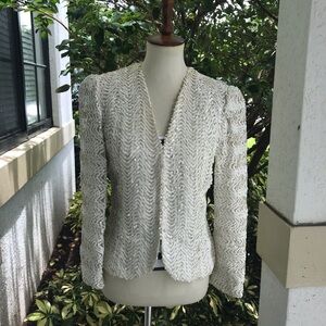 Vintage 80’s Helene Sidel couture Sequin Blazer